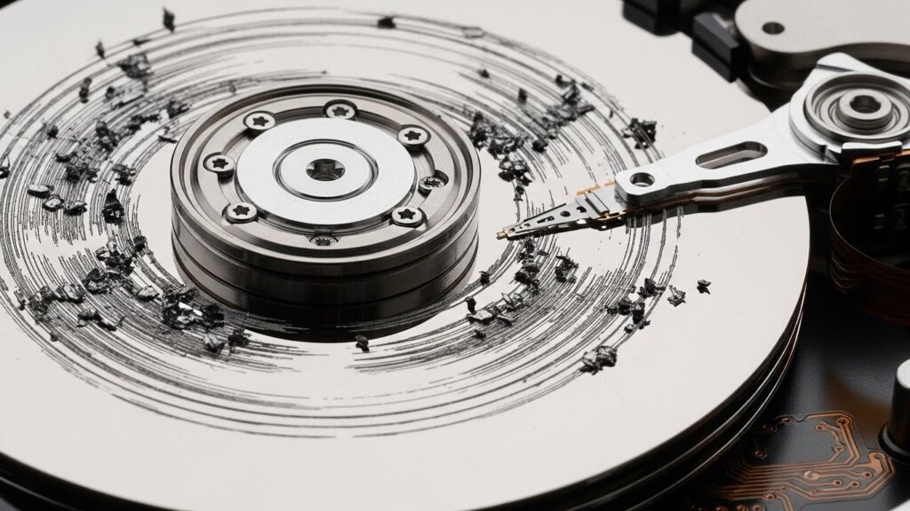 하드디스크 스크래치