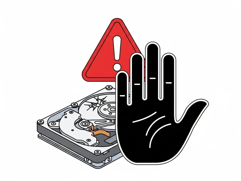 하면 안되는 행동